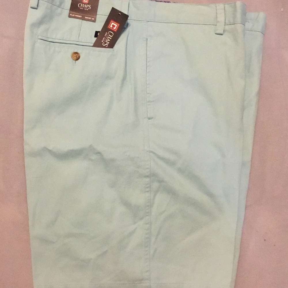 NWT CHAPS Flat Front, shorts,  size 38